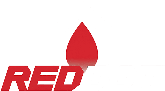 Red Dot Construction & Painting logo: a flame inside a house outline above the Red Dot name.
